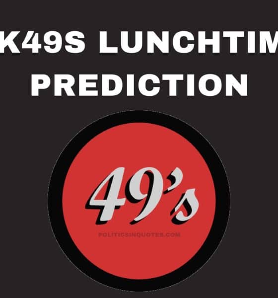 Uk49s Lunchtime Prediction